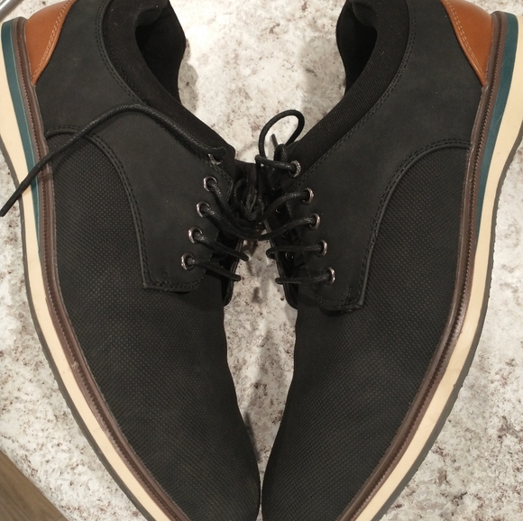 Black Bruno Marc Men's Shoes - Picture 6 of 8